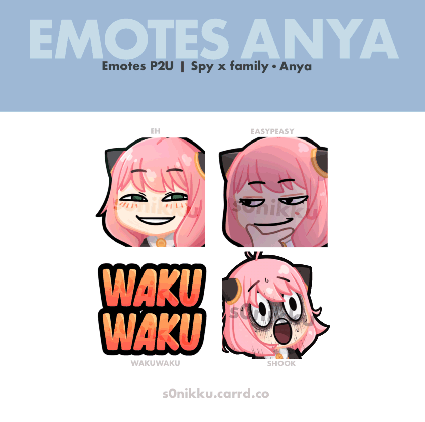 P2U Emote - Spy x Family