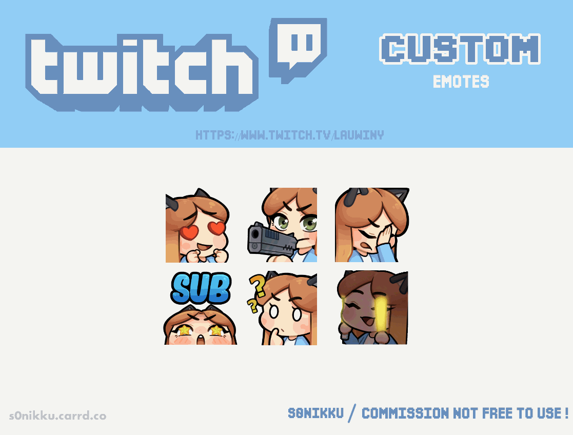 Commission emote - Lauwiny